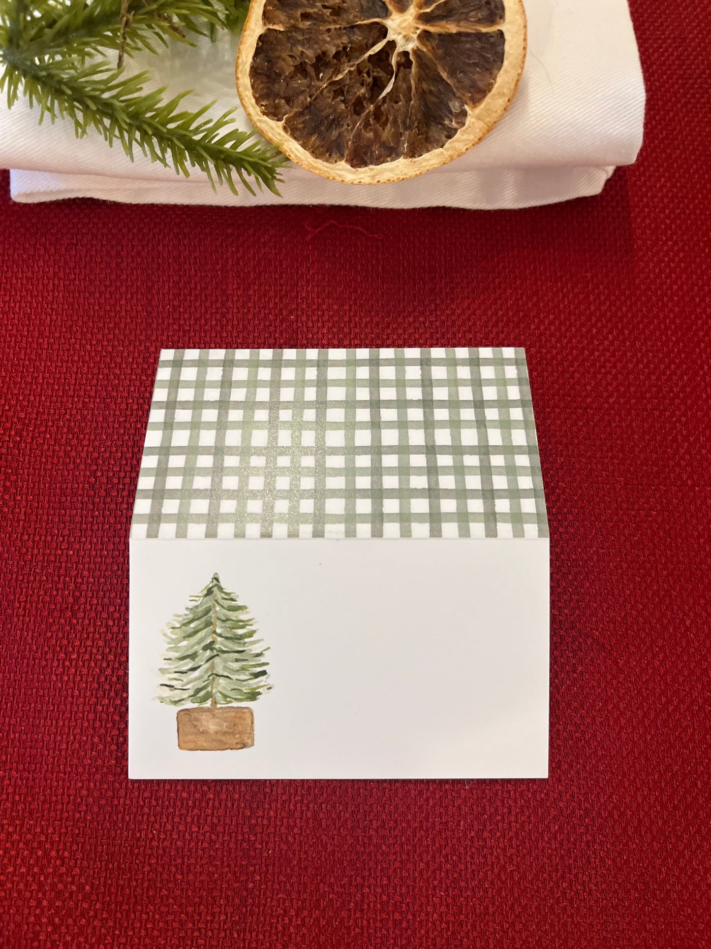 Christmas Place Cards - Christmas Tree