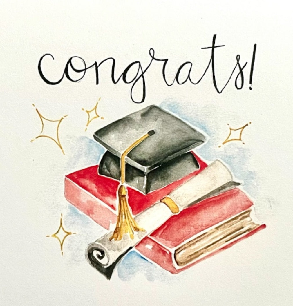 Congrats Grad Notecard and Envelope