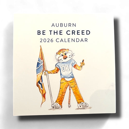 2026 Be the Creed Auburn Calendar (Cards only)
