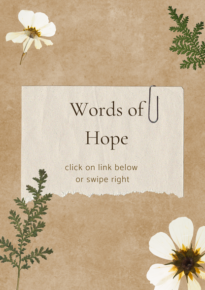 Words of hope