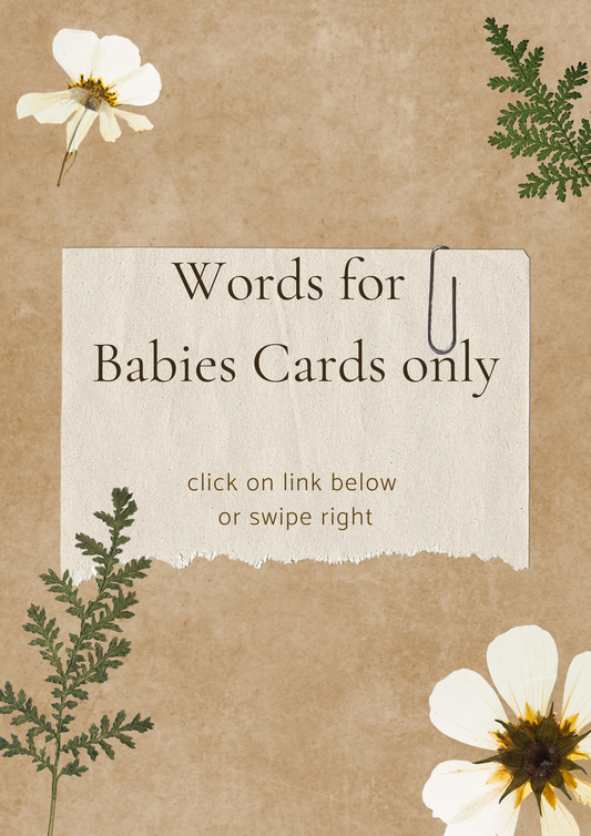 Words for Babies (cards only)