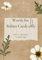 Words for Babies (cards only)