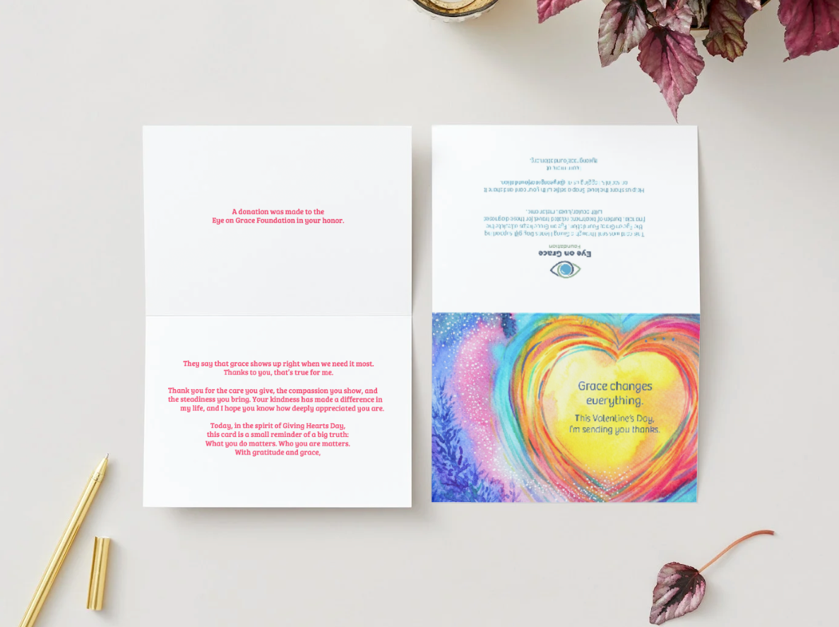 Giving Hearts Card of Thanks