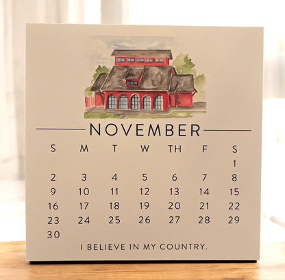 Be the Creed Auburn 2025 Calendar PLUS mini gold easel SET