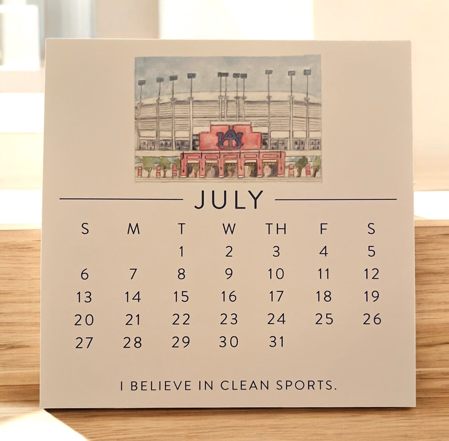 Be the Creed Auburn 2025 Calendar PLUS Acrylic Frame