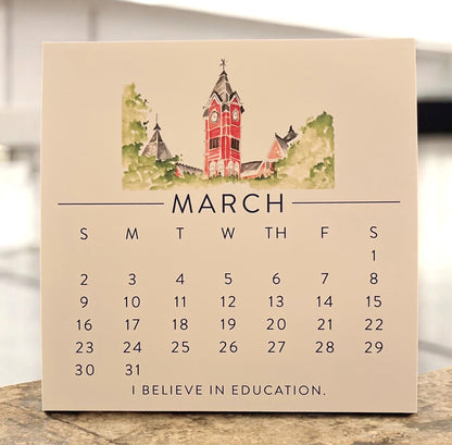 Be the Creed Auburn 2025 Calendar PLUS mini gold easel SET