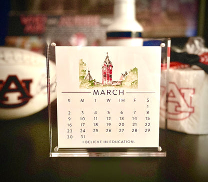 Be the Creed Auburn 2025 Calendar PLUS Acrylic Frame