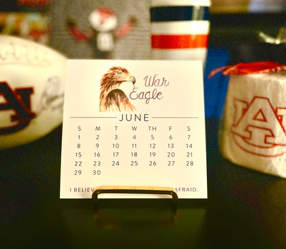 Be the Creed Auburn 2025 Calendar cards only