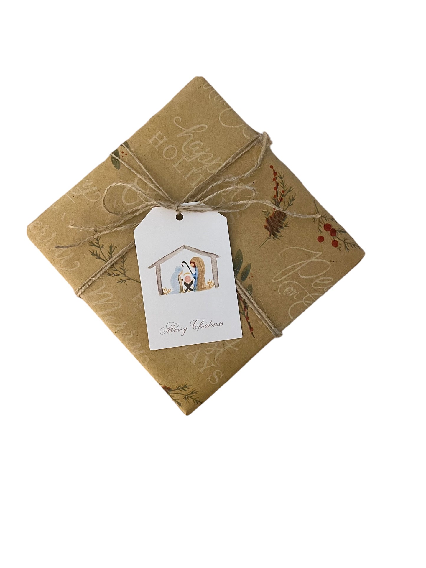 Christmas Gift Tags - Manger Scene