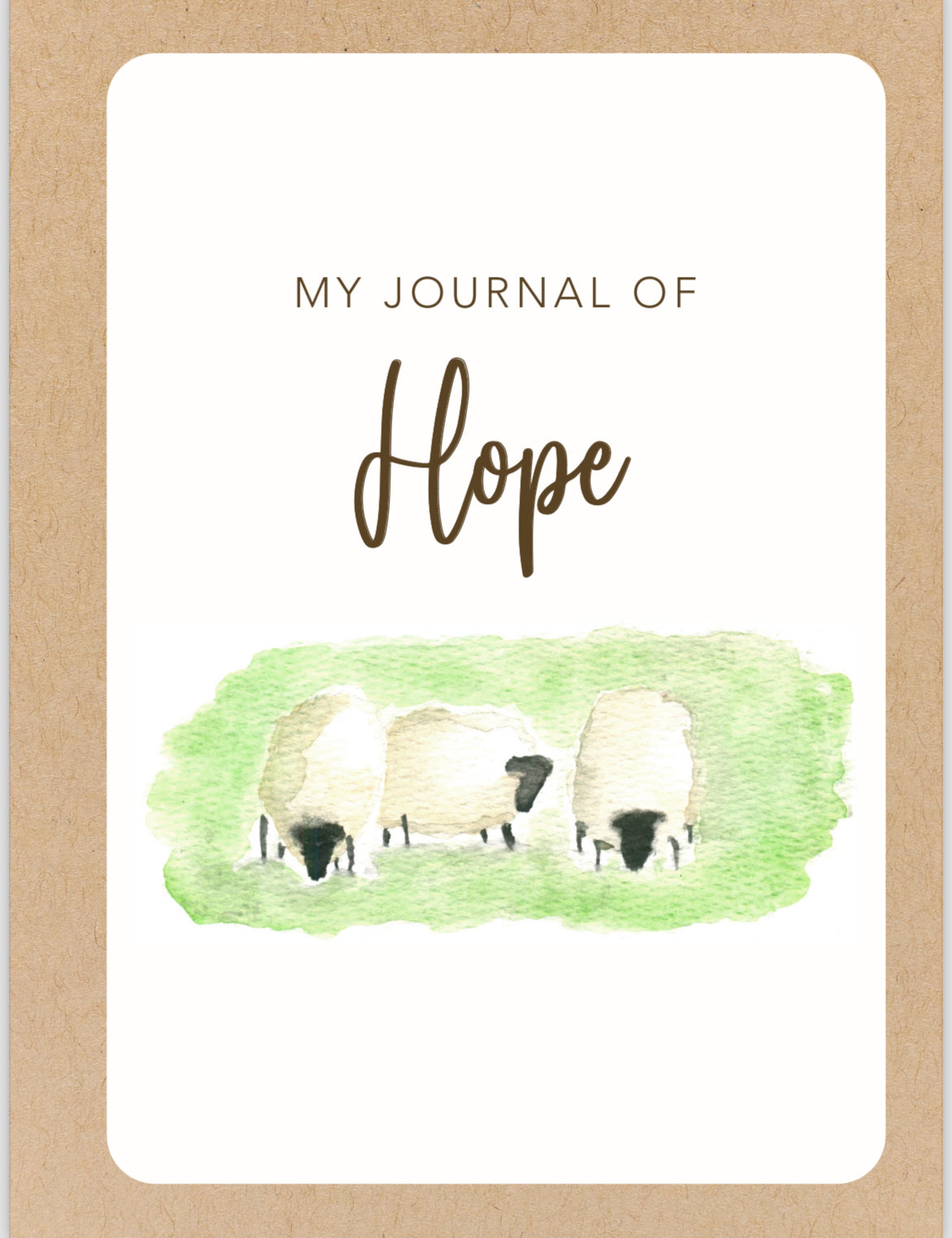 Journal with sheep - Hope