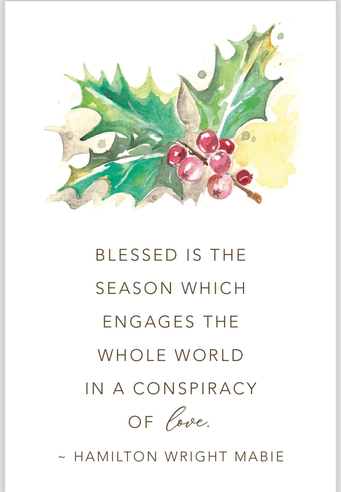 *New* Seasonal Cards with Secular Quotes