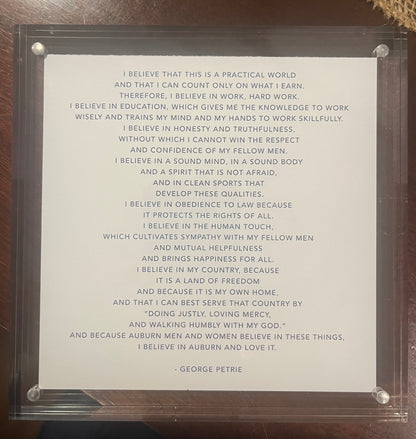 Be the Creed Samford Watercolor by Artist Dana Hay