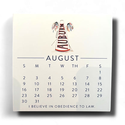 2026 Be the Creed Auburn Calendar (Cards only)